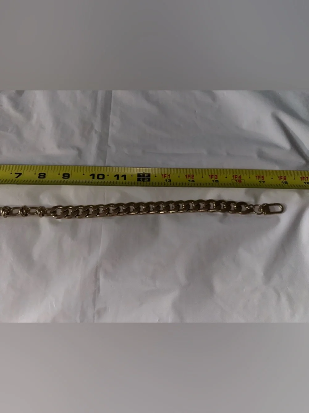 Gold Tone Mixed Link Chain Necklace - Jewelry